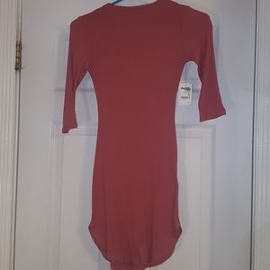 Ribbed Short Dress